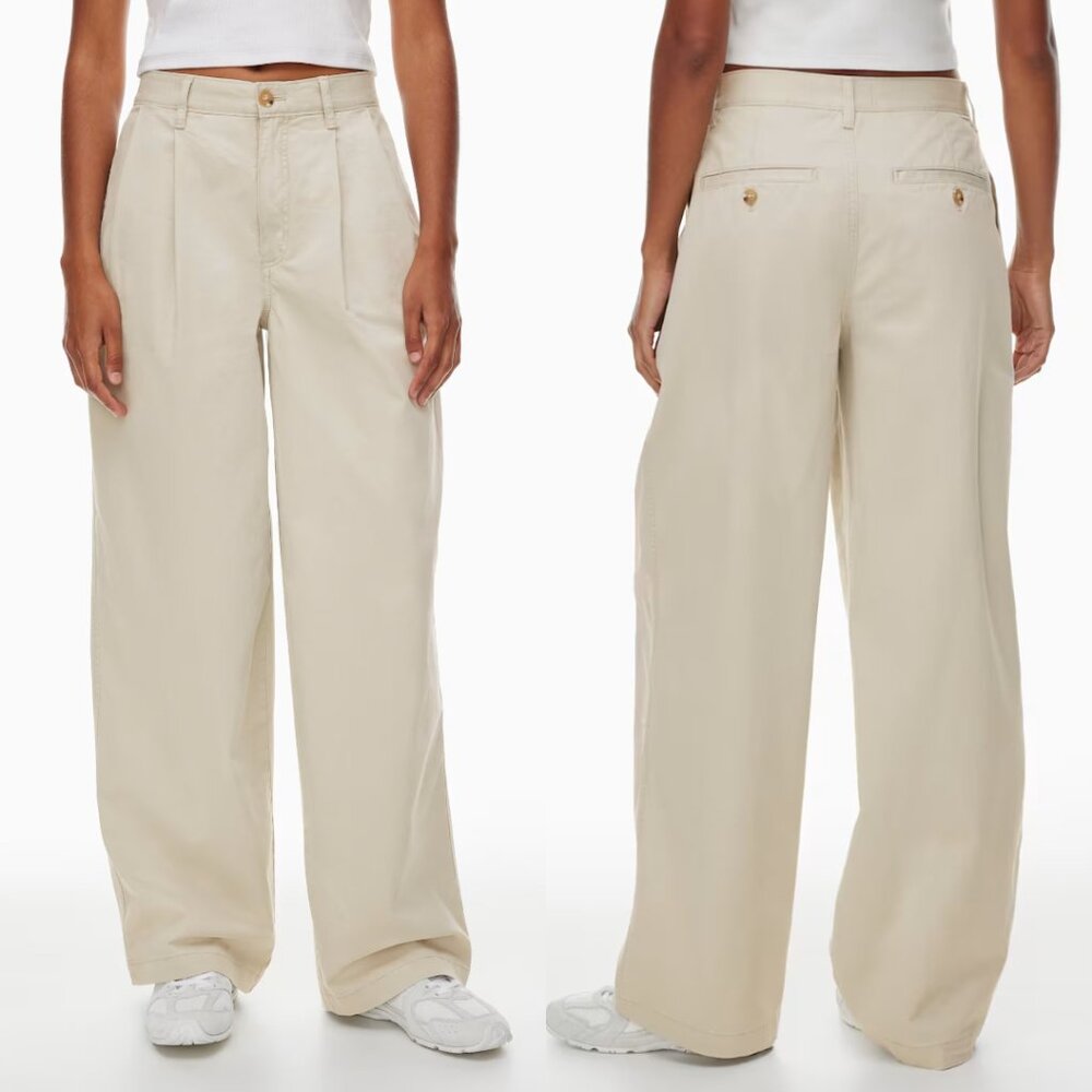 Aritzia TNA Hudson Chino Pants Haze Grey‎